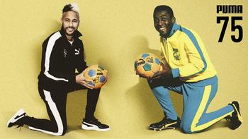 PUMA feiert 75 Jahre Sport, Kultur und Innovation: https://mms.businesswire.com/media/20230216005594/de/1716051/5/23SS_GE_PUMA-75_Neymar-Pele_Logo.jpg