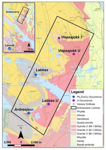 District Receives Approval of the Ardnasvarre Mineral License Application in Northern Sweden and Notes Recent Media Report Regarding Support for Uranium Mining and Exploration in Sweden : https://www.irw-press.at/prcom/images/messages/2023/71066/DistrictMetals_220623_PRCOM.001.jpeg