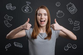 How to Generate $1,000 in Passive Income With This Stock: https://g.foolcdn.com/editorial/images/703795/young-woman-holding-thumbs-up.jpg