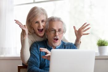 You Can't Control Stock Splits, But You Can Control What You Do About Them: https://g.foolcdn.com/editorial/images/752806/two-people-excited-at-a-computer.jpg