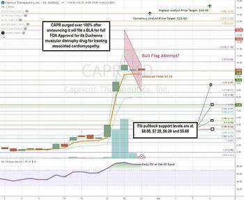 Capricor Therapeutics Is Up Over 100%, Could Rise Even Higher: https://www.marketbeat.com/logos/articles/med_20240929180528_chartc-capr.jpg