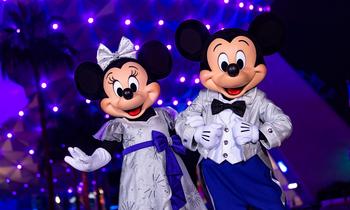 Disney Stock Has 15% Upside, According to 1 Wall Street Analyst: https://g.foolcdn.com/editorial/images/770823/mickey-and-minnie-mouse-dressed-up_disney.jpg