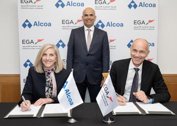 Alcoa and Emirates Global Aluminium sign major, long-term alumina supply agreement: https://mms.businesswire.com/media/20230512005216/en/1793830/5/EGA-Alcoa_2.jpg