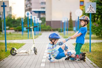 Why Mattel Stock Was Falling Today: https://g.foolcdn.com/editorial/images/720125/boys-playing-roller-blades-scooter.jpg