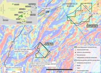 Cosa Resources meldet den Abschluss geophysikalischer Untersuchungen bei mehreren Uranprojekten im Osten Athabascas: https://www.irw-press.at/prcom/images/messages/2024/76062/COSA_26062024_DEPRcom.003.jpeg