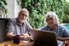 3 Ways to Avoid Going Broke in Retirement: https://g.foolcdn.com/editorial/images/771338/senior-couple-laptop-serious-gettyimages-1397343629.jpg