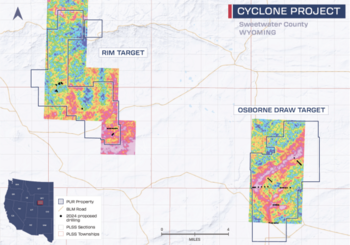 Premier American Uranium Announces Preliminary Results from Ongoing Drilling at the Cyclone ISR Project, Wyoming: https://www.irw-press.at/prcom/images/messages/2024/76652/26082024_EN_PUR_EN.003.png