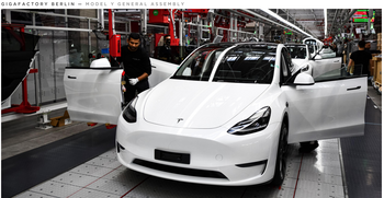 Why Tesla Stock Continued to Surge Higher Today: https://g.foolcdn.com/editorial/images/782408/tesla-model-y-assembly-line.png