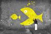 Why EchoStar Stock Popped a Lucky 7% Today: https://g.foolcdn.com/editorial/images/790873/wall-painting-depicts-a-large-yellow-fish-eating-a-smaller-yellow-fish.jpg