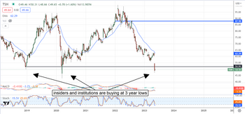 Tyson Insiders Buy Shares At Multi-Year Low: https://www.marketbeat.com/logos/articles/med_20230518124459_chart-tsn-2-5182023.png