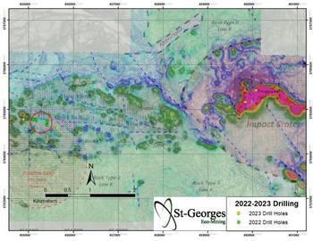 St-Georges Releases Over Limit Re-assays for Nickel, Copper, Platinum & Palladium at Manicouagan Critical Minerals Project: https://www.irw-press.at/prcom/images/messages/2023/70592/St-Georges_170523_ENPRcom.004.jpeg