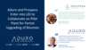 Aduro and Prospera Enter into LOI to Collaborate on Pilot Plant for Partial Upgrading of Bitumen: https://www.irw-press.at/prcom/images/messages/2022/67432/ACT_091322_ENPRcom.001.png