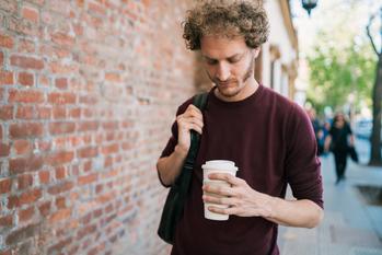 This Common Advice for Saving for Retirement Is the Absolute Worst: https://g.foolcdn.com/editorial/images/747217/man-30s-holding-coffee-to-go-gettyimages-1257249180.jpg