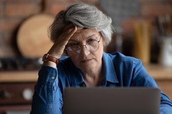 Survey Showed That Last Year's Social Security COLA Wasn't Enough. How Will Seniors Fare This Year With a Smaller One?: https://g.foolcdn.com/editorial/images/761764/older-woman-laptop-stressed-gettyimages-1320818224.jpg