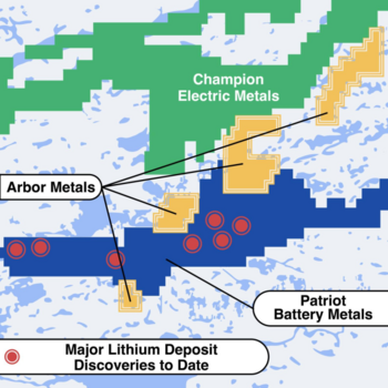 Arbor Metals identifiziert neue Pegmatitausbisse auf dem Lithiumprojekt Jarnet in Quebec (Kanada): https://www.irw-press.at/prcom/images/messages/2023/72057/ArborMetals_250923_DEPRCOM.001.png