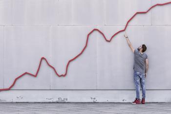 1 Magnificent Growth Stock to Buy Hand Over Fist Before It Soars 53%, According to Wall Street: https://g.foolcdn.com/editorial/images/727802/man-pointing-upward-toward-a-rising-red-line-on-a-wall.jpg