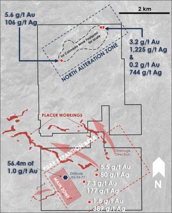 Colibri Reports Drill Results of 56.4 Metres of 1.0 g/t Gold - Including 9.2 Meters of 5.3 g/t Gold at 4-T Target on the Pilar Gold and Silver Project in Sonora: https://www.irw-press.at/prcom/images/messages/2024/75792/Colibri_051424_ENPRcom.002.jpeg