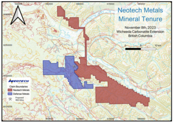 Neotech Metals Announces Additional TREO Claims Staked : https://www.irw-press.at/prcom/images/messages/2023/72574/Neotech_091123_PRCOM.001.png