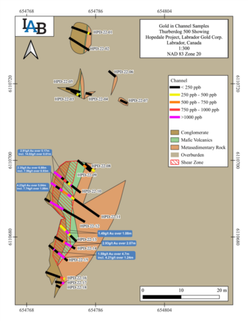 Labrador Gold Announces High-Grade Gold and Copper Assays From Hopedale Project Including 21.59 g/t Au From TD500 and 10.2% Cu From Kaapak: https://www.irw-press.at/prcom/images/messages/2023/68919/LAB_011923_ENPRcom.002.png