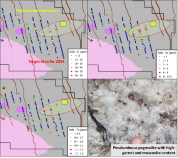 Targa Identifies Lithium Anomaly from Opinaca Till Sampling: https://www.irw-press.at/prcom/images/messages/2024/73211/Targa_100124_ENPRcom.002.png