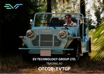 EV Technology Group Commences Trading on the OTCQB Market, Offering US Investors Greater Access to the Strategy of Electrifying Iconic Brands: https://www.irw-press.at/prcom/images/messages/2022/66628/EV_110722_ENPRcom.001.png
