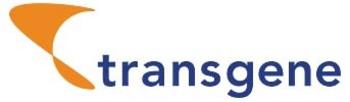 Transgene Reports Business Update and End Q3 2020 Financial Position : https://mms.businesswire.com/media/20191209005543/en/255636/5/logo_TRANSGENE.jpg