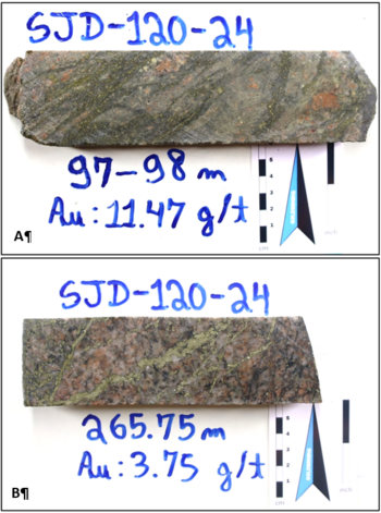 GoldMining durchschneidet 37 Meter mit einem Gehalt von 2,26 g/t Gold innerhalb eines mineralisierten Korridors von 163 Metern mit einem Gehalt von 1,02 g/t Gold im Projekt São Jorge, Brasilien: https://www.irw-press.at/prcom/images/messages/2024/75955/18062024_DE_GOLD_GoldMining.004.png