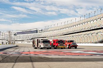 REV Fire Group Partners With Daytona International Speedway in Providing Custom Pumpers and All-Electric Vector™ Fire Truck: https://mms.businesswire.com/media/20230118005598/en/1689184/5/All-Electric_VECTOR_Spartan_S-180_Pumper.jpg