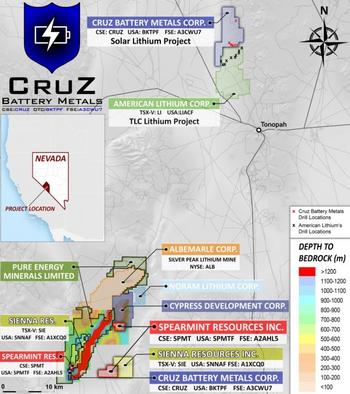 Cruz Battery Metals Has Government Approval for up to 22 Additional Drill Holes on the Solar Lithium Project in Nevada: https://www.irw-press.at/prcom/images/messages/2022/68221/CRUZ_111522_ENPRcom.001.jpeg