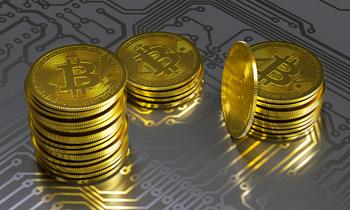 2 Potentially Explosive Crypto Stocks to Buy in April: https://g.foolcdn.com/editorial/images/772460/bitcoin-tokens.jpg