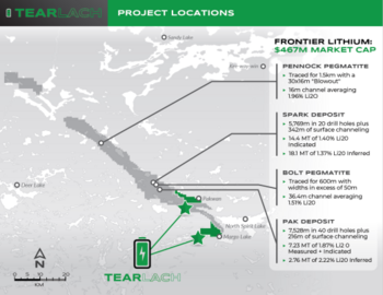 Tearlach Acquires Pegmatite Bearing Lithium Projects Along 'Electric Avenue,' Adjacent to Frontier Lithiums Flagship Deposits: https://www.irw-press.at/prcom/images/messages/2022/68483/TEA-2022-12-05-LithiumPropertyAcquisitions-Final_fix_PRcom.002.png