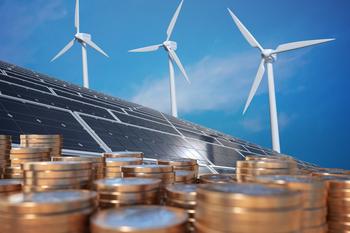 Want $1,000 in Dividend Income? Here's How Much You Have to Invest in Brookfield Renewable Stock: https://g.foolcdn.com/editorial/images/779394/stacks-of-coins-in-the-front-with-wind-turbines-and-solar-panels-in-the-background.jpg