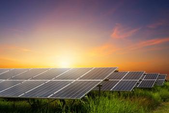 Are Solar Energy Stocks a Buy Today?: https://g.foolcdn.com/editorial/images/692979/solar-farm-at-sunset.jpg