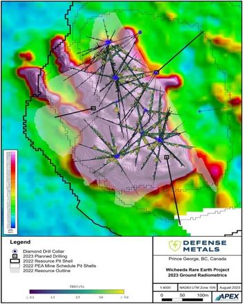 New Exploration Targets with Potential to Expand Wicheeda REE Deposit Defined by Defense Metals: https://www.irw-press.at/prcom/images/messages/2023/71838/DEFNWicheeda_EN_PRcom.001.jpeg
