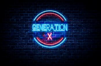 You Must Chill. Generation X's Retirement Problem Is Not as Bad as You Think: https://g.foolcdn.com/editorial/images/781371/neon-blue-and-red-sign-reads-generation-x.jpg