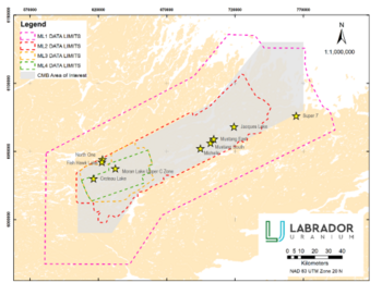 Labrador Uranium Announces Completion of Initial Phase of Regional Exploration Targeting at the Central Mineral Belt Project in Labrador and Appoints Exploration Manager: https://www.irw-press.at/prcom/images/messages/2023/69390/LUR_22022023_ENPRcom.001.png