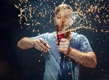 Why PepsiCo Stock Lost Its Fizz on Friday: https://g.foolcdn.com/editorial/images/791475/person-holding-an-exploding-soft-drink-can.jpg