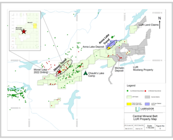Labrador Uranium Signs Purchase Agreement to Acquire Anna Lake and Moran B Assets in the Central Mineral Belt and Appoints New VP of Exploration: https://www.irw-press.at/prcom/images/messages/2022/67820/LURPressRelease01-22-13(Final)_EN.001.png