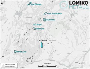 Lomiko Identifies 55 New Prospective Targets in the Grenville Graphite Mineral Belt and Updates Exploration on Bourier Lithium Project: https://mms.businesswire.com/media/20230221005902/en/1719360/5/figure_1.jpg