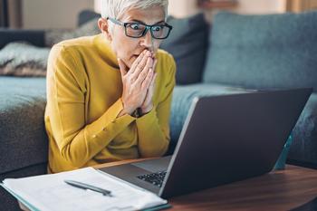 Retirees Want Bigger Social Security Cost-of-Living Adjustments (COLAs). Here's the Problem With That: https://g.foolcdn.com/editorial/images/787494/mature-woman-looking-at-computer-in-shock.jpg