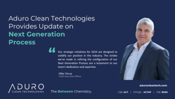 Aduro Clean Technologies gibt Update zum Verfahren der nächsten Generation: https://ml.globenewswire.com/Resource/Download/23461b98-bcf4-4ef9-8316-387c252b350a/image1.png