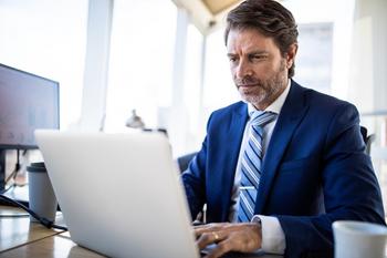 55% of Gen Xers Say They Won't Be Ready for Retirement When It Arrives. Do These Things if You Feel the Same: https://g.foolcdn.com/editorial/images/732761/man-middle-aged-business-suit-serious-laptop-gettyimages-1207304964.jpg