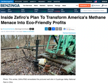 Zefiro Methane Corp. Announces U.S. Listing on OTCQB: https://www.irw-press.at/prcom/images/messages/2024/76289/Zefiro_071924_ENPRcom.001.png