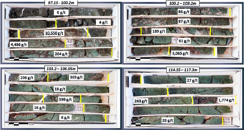 GR Silver Mining Announces Discovery of Wide, High-Grade Silver Zone - 101.6 m at 308 g/t Ag, Including Multiple Intervals >1,000 g/t Ag: https://www.irw-press.at/prcom/images/messages/2022/66971/GRSL_08AUG2022_ENPRcom.004.png