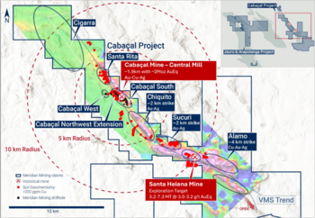 Meridian Reports Multiple Zones of Mineralization Including 13.4m @ 4.6g/t AuEq at Cabaçal : https://www.irw-press.at/prcom/images/messages/2024/76307/22072024_EN_MeridianMining_MNO240722.002.png