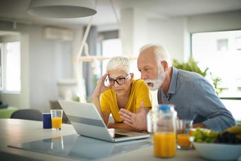 Many Social Security Recipients Are Now Getting Hit by an Unwanted Side Effect From Last Year's Big Benefit Increase: https://g.foolcdn.com/editorial/images/763293/two-people-with-stunned-expressions-looking-at-laptop.jpg