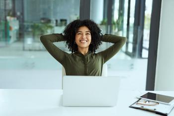 Bull Market Buys: 3 Dividend Stocks to Own for the Long Run: https://g.foolcdn.com/editorial/images/788680/young-woman-smiling-hands-behind-head.jpg