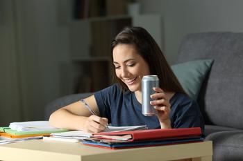 1 Unstoppable Stock That Crushed the "Magnificent Seven" and Turned $10,000 Into $2.8 Million: https://g.foolcdn.com/editorial/images/772971/drinking-energy-drink-studying-taking-notes.jpg