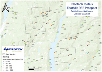 Neotech Metals steckt strategisches Seltenerdmetall-Prospektionsgebiet Foothills in Zentral-British Columbia ab: https://www.irw-press.at/prcom/images/messages/2024/73412/Neotech_300124_DEPRCOM.002.png