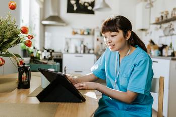 Is There any Hope for Teladoc Stock in 2023?: https://g.foolcdn.com/editorial/images/693623/doctor-does-telehealth-visit-while-in-her-kitchen.jpg
